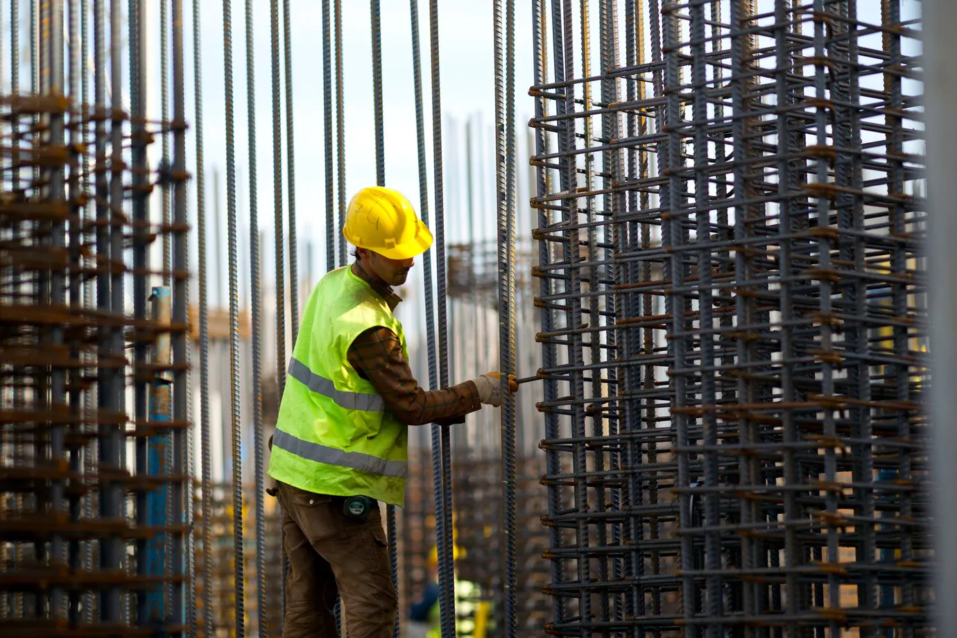 Working Hard Building Man Construction Worker 1122 1849